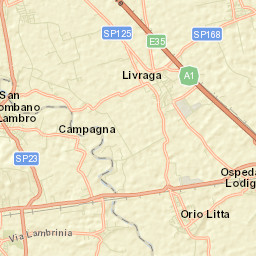 Livraga Street Map