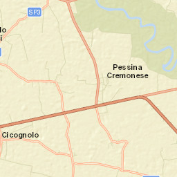Pessina Cremonese Street Map
