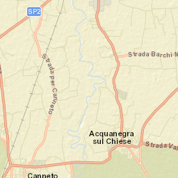 Acquanegra sul Chiese Street Map