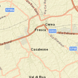 Casaleone Street Map
