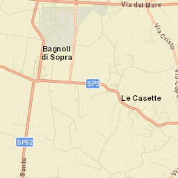 Bagnoli di Sopra Street Map