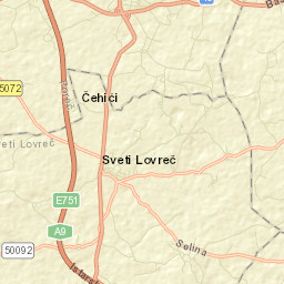 Sveti Lovreč Street Map