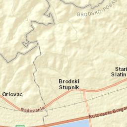 Oriovac Street Map