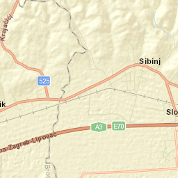 Sibinj Street Map