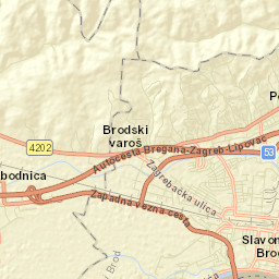 Slobodnica Street Map