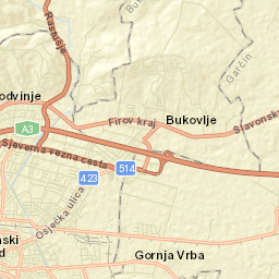 Podvinje Street Map