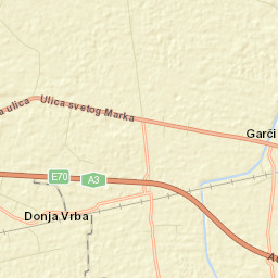 Garčin Street Map