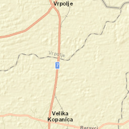Velika Kopanica Street Map