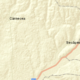 Comuna Ticvaniu Mare Street Map