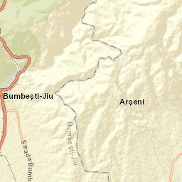 Bumbeşti-Jiu Street Map