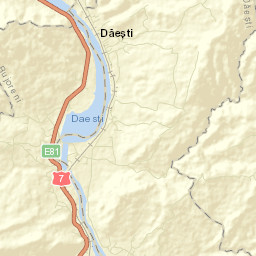 Comuna Dăeşti Street Map