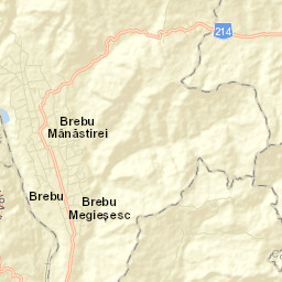 Brebu Megieșesc Street Map