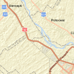 Căpățânești Street Map