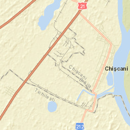 Comuna Chiscani Street Map