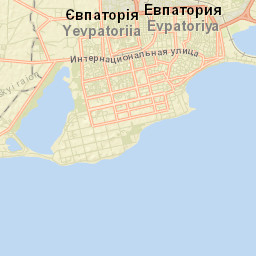 Gorodskoy okrug Yevpatoriya Street Map