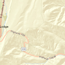 Red Lodge Street Map