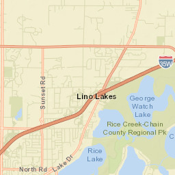 7332-7364 Lake Drive, Lino Lakes, MN Street Map