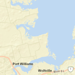 Port Williams Street Map