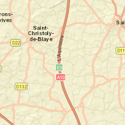 Saint-Savin Street Map