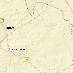 Laruscade Street Map