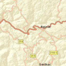 Beynat Street Map