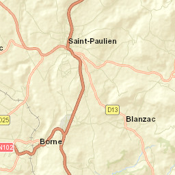 Haute-Loire Street Map