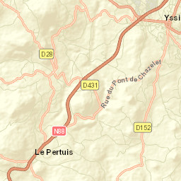 Yssingeaux Street Map