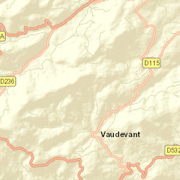 Satillieu Street Map
