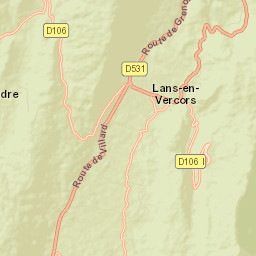 Lans-en-Vercors Street Map