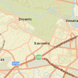 Savonera Street Map