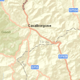 Casalborgone Street Map