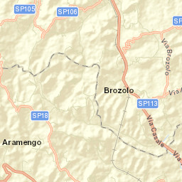 Brozolo Street Map