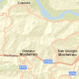 Coniolo Bricco Street Map