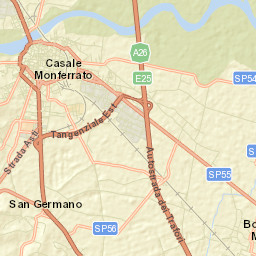 Casale Monferrato Street Map