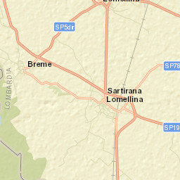 Sartirana Lomellina Street Map