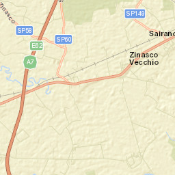 Mezzana Rabattone Street Map