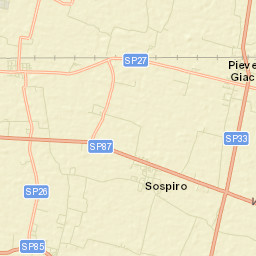 Pieve San Giacomo Street Map