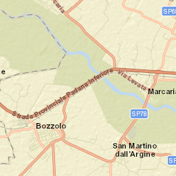 Bozzolo Street Map