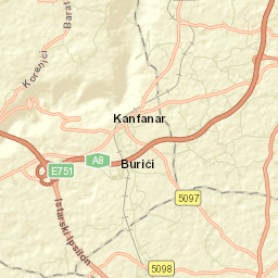 Kanfanar Street Map