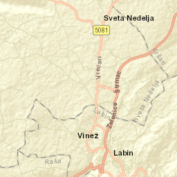 Labin Street Map