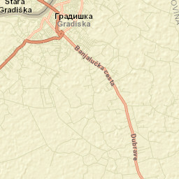 Gradiška Street Map