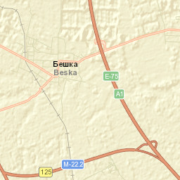 Beška Street Map