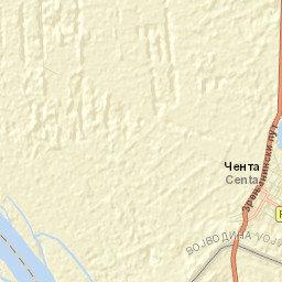 Čenta Street Map