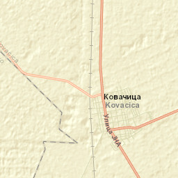 Kovačica Street Map