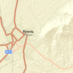 Vršac Street Map