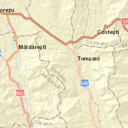 Comuna Măldăreşti Street Map