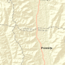 Comuna Vlădeşti Street Map