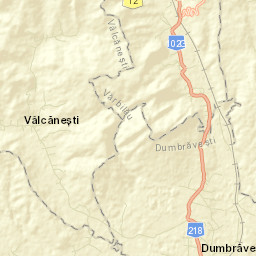 Vâlcăneşti Street Map