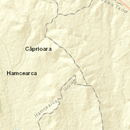 Comuna Hamcearca Street Map