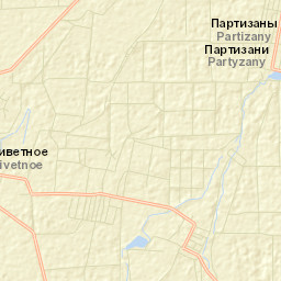 Partizany Street Map